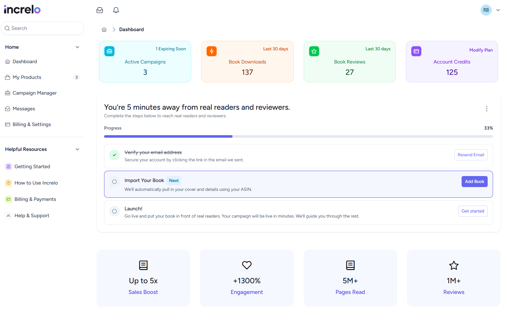 Launch dashboard preview